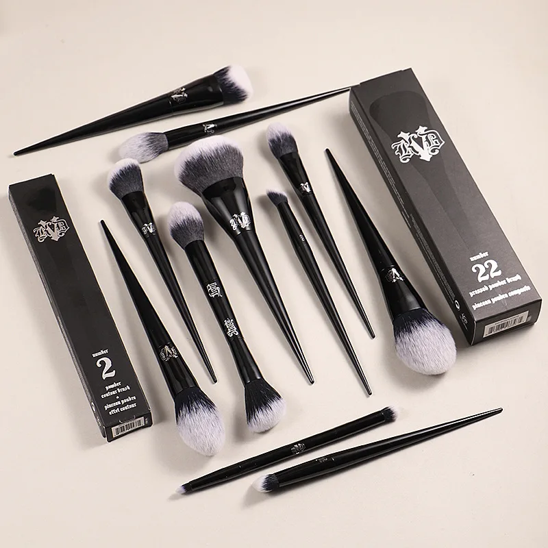 1pcs práškové make -up kefy Profesionálne kozmetické kozmetické kozmetické nástroje Nadácia kontúry červenanie kefy vysokokvalitné make -up kefy