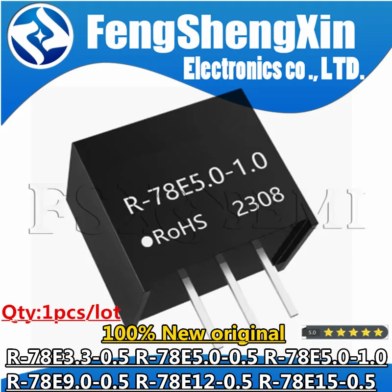 1PCS R-78E3.3-0.5 R-78E5.0-0.5 R-78E5.0-1.0 R-78E9.0-0.5 R-78E12-0.5 R-78E15-0.5