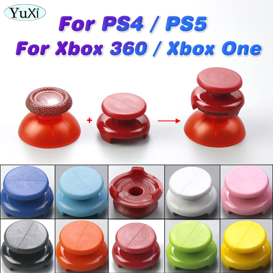 1pcs rukoväť natiahnutia CAP pre radič PS4 pre Xbox One Performance Palcovi Rukoväte High Rise Cover Tlačidlo pre Xbox 360 / PS5