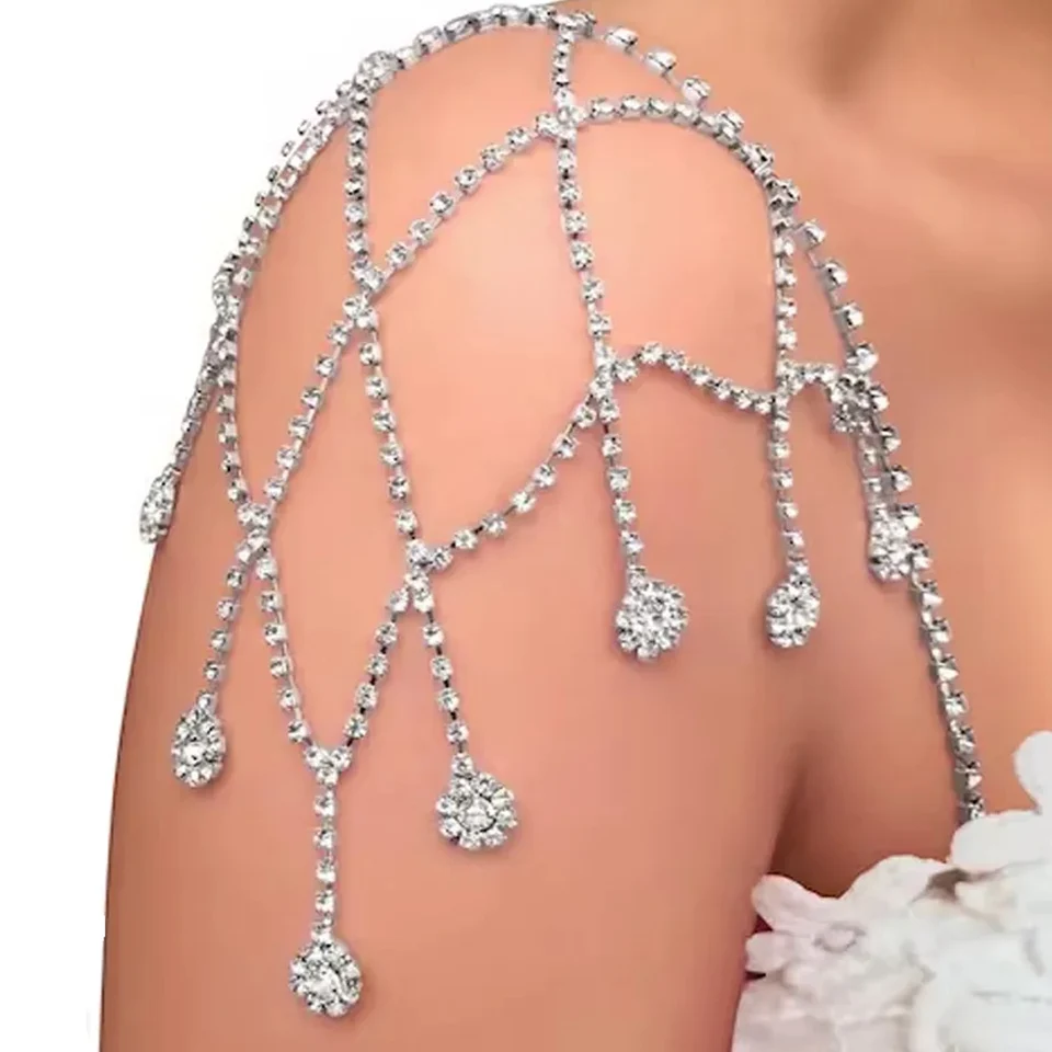 1pcs sieťový závesný ramenný remienok Luxusné šperky Festivalové doplnky