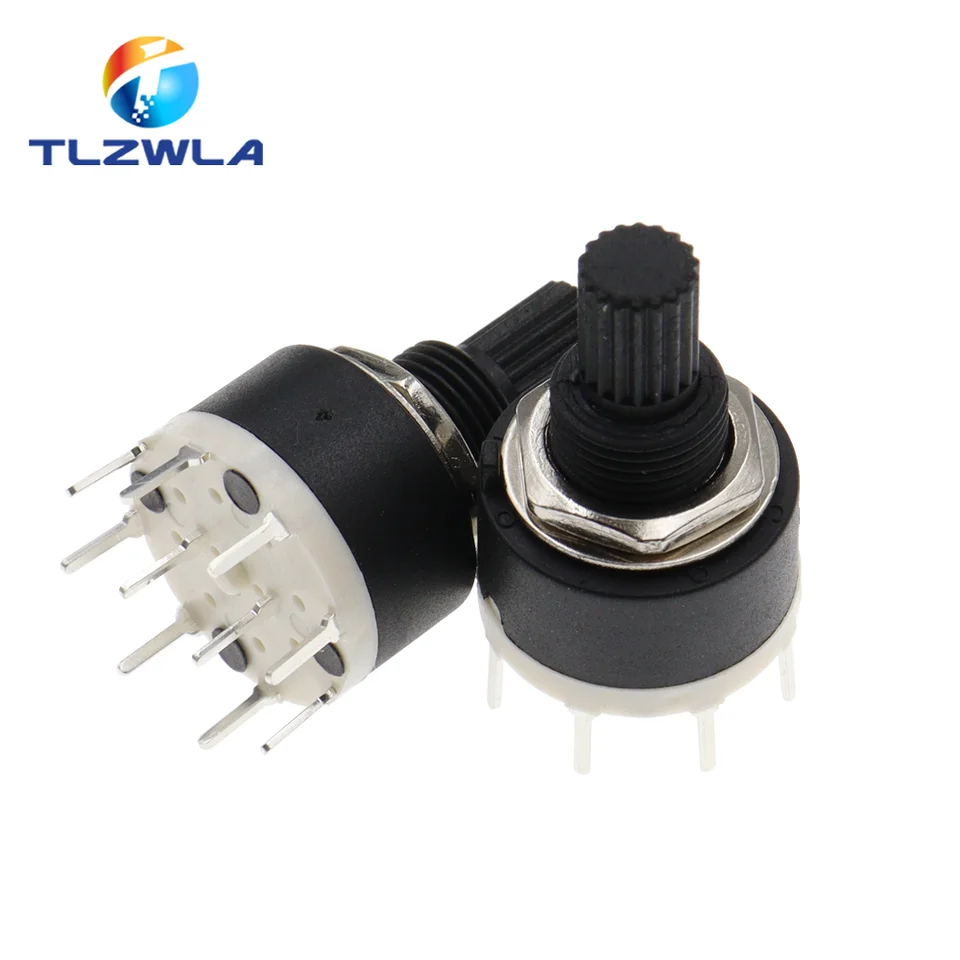 1pcs SR16 Plast 16 mm rotačný pásik 2 pól 3 4 Poloha 1 pól 5 6 8 Dĺžka rukoväte polohy 15 mm