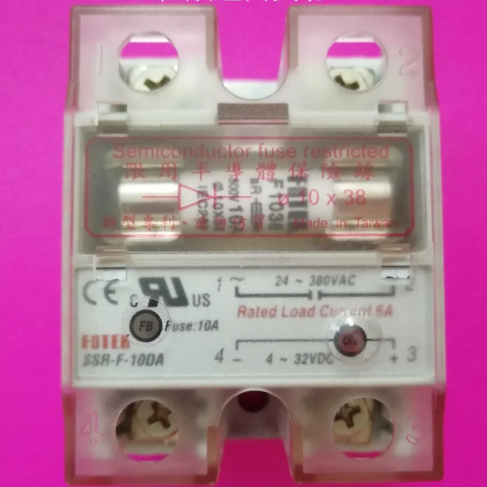 1pcs SSR-F-10DA SSR-F-25DA SSR-F-F-F-H SSR-F-40DA FOTEK PEMICONDUCTOR POTREBA POTREBA POTREBA SIDRUTÍVNE SAD NOVÝ Originálny štafet