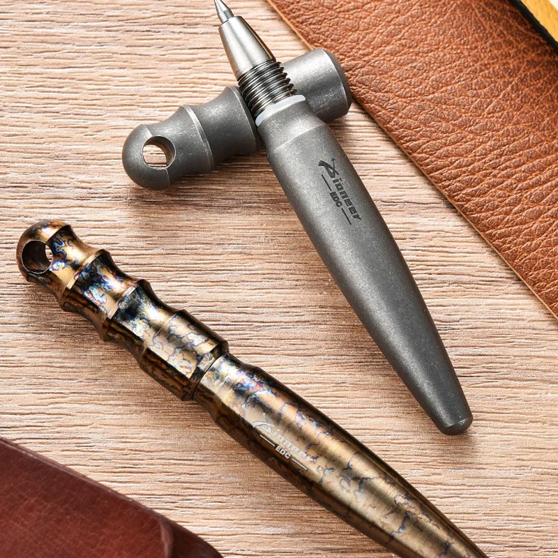 1pcs Titanium Zliatina prenosná EDC taktické pero Mini sebaobrana okenného ističa pera vonkajšie kempingové taktické pero