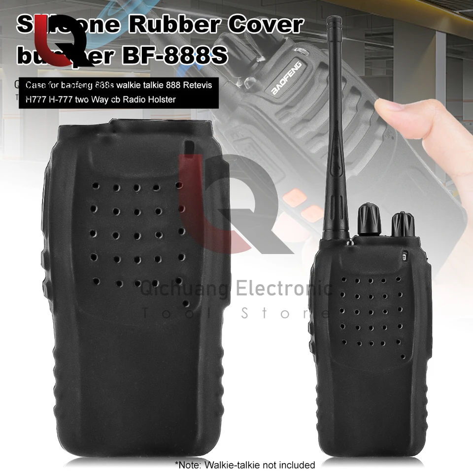 1pcs vreckové obojsmerné gumové gumové silikónové puzdro pre puzdro pre Retúvis h777 pre baofeng bf-888s pre Pofung 888s Walkie Talkie