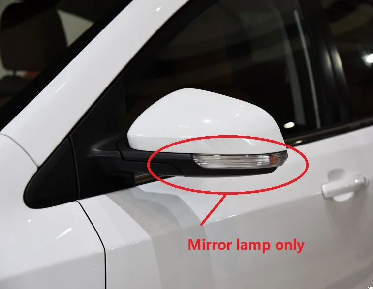 1pcs Zadné zrkadlo Indikátor ľavého / pravého bočného zákruty pre čínsky SAIC Roewe 360 ​​mg GT