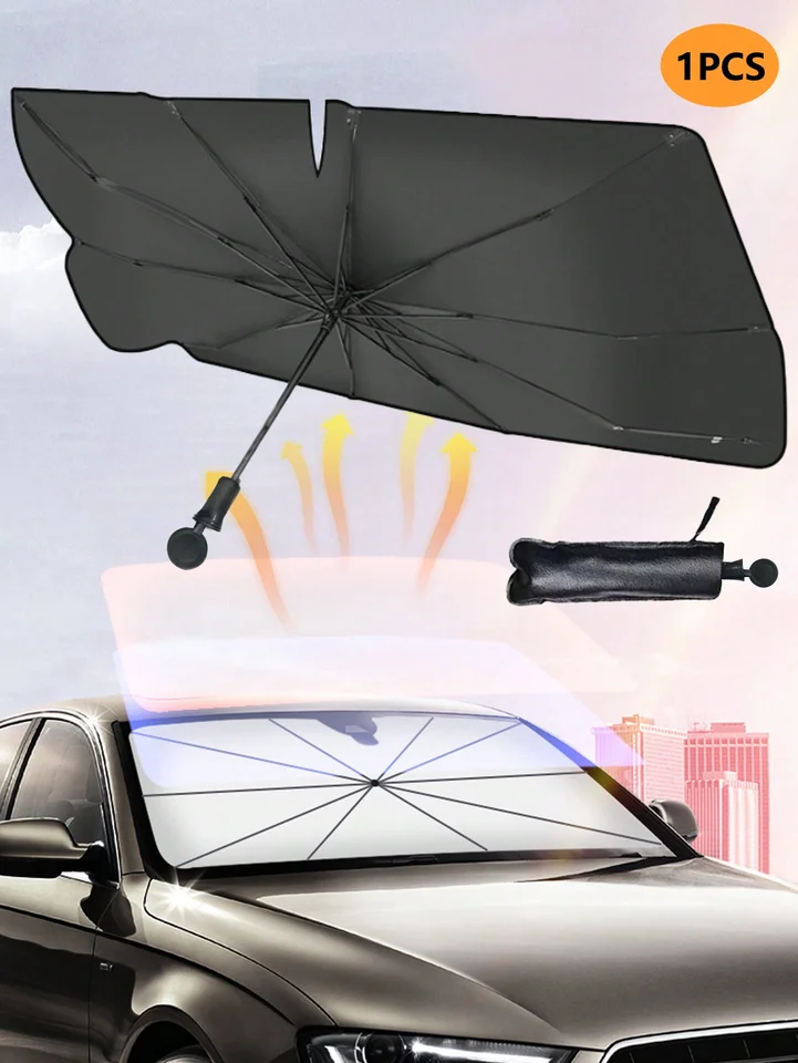 1pcs čelné sklo slnečný tieň slnečného tieňa pre auto, slnečný tieň zloženého auta, udržiavajte vozidlo v pohode pre automatické sedanové SUV čelné sklo, blokové UV lúče