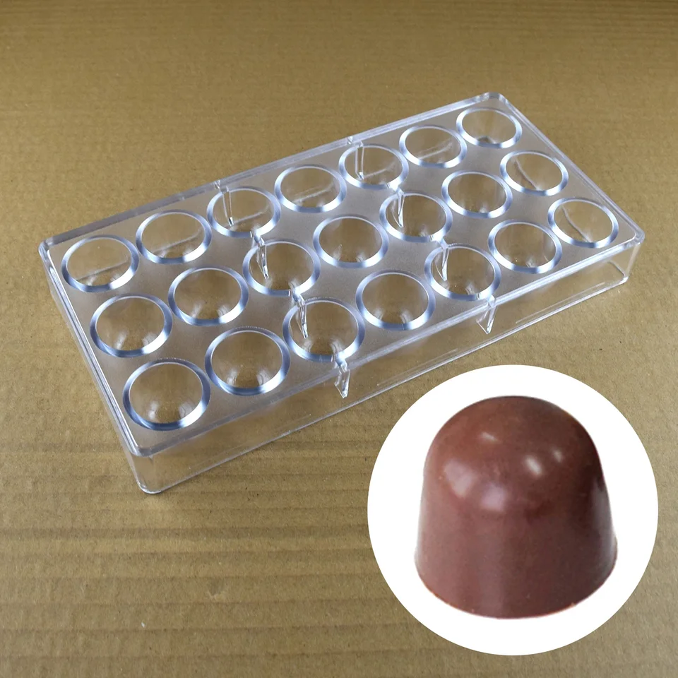 1pcs čokoládové formy Polykarbonát Zhustený kvapkami odolný voči cukrovinám