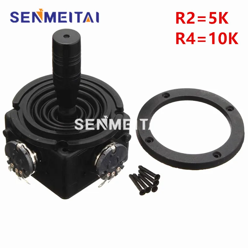 1pcs ， Potentiometer rocker ， JH-D202X-R2 R4，5K 10K ， dvojrozmerný zapečatený joystick