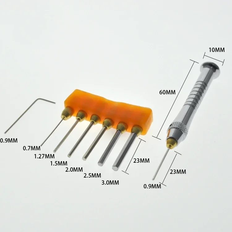 1set 0,7-3,0 mm opravy hodiniek Mini hexagon hex hex skrutkovač Allen Key Set Wrench Tool Kit spanner pre JB päťdesiat súch Caso atď.