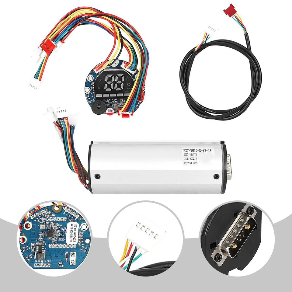 1set 36V 20A Elektrický motorový ovládač motora a panel zobrazenia pre HX X7 18x8x8cm ovládač motora a sada zobrazovacích panelov