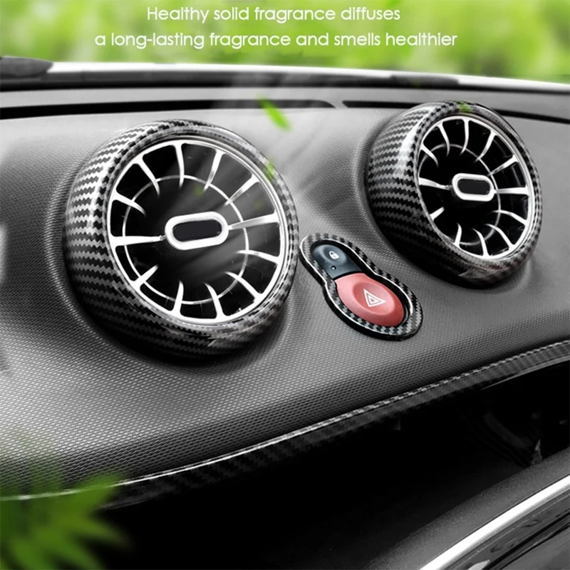 1set/4ks automobil Vortex klimatizačný vývod vzduchu Air Outlet pre diely pre Mercedes Smart 453 Fortwo Forfour