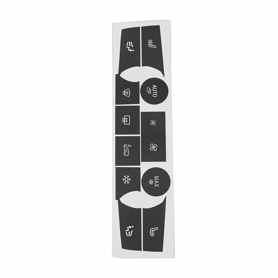 1set AC ovládací gombík Gomber Sticker Climate Oprava oprava pre BMW E70 X6 E71 50*200 mm Nástroje na príslušenstvo pre auto