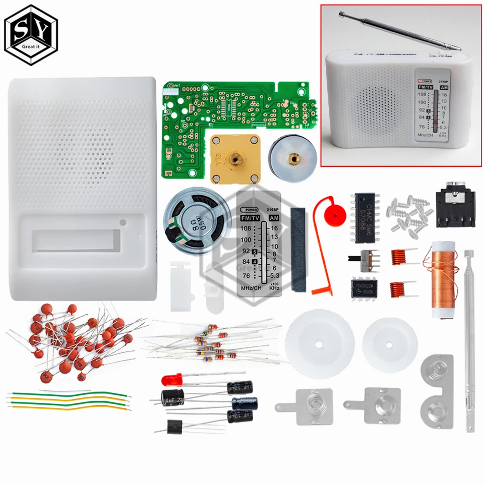 1set AM / FM Stereo AM Radio Kit / DIY CF210SP Elektronická výrobná súprava pre Arduino
