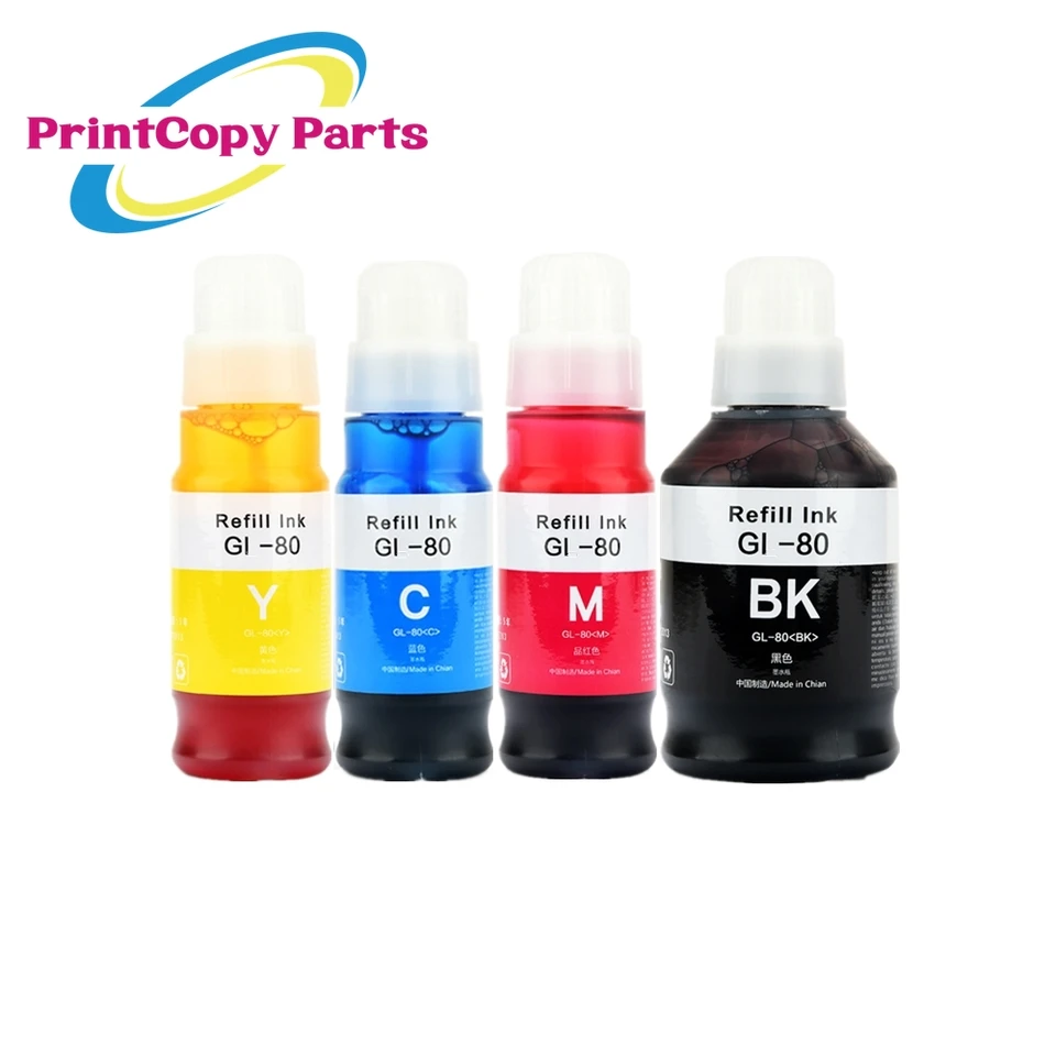 1set Gi-80 kompatibilný atrament pre Canon GM2080 GM4080 G5080 G6080 G7080