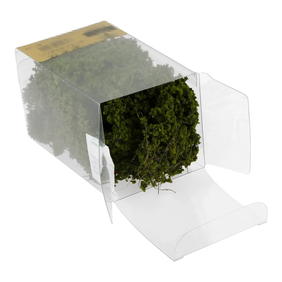 1set Mini kríky Modelová súprava Skutočná textúra Bush Group Tree Moss Grass DIY War Gaming Pieskový stolík Scéna Railway Building Green Decor