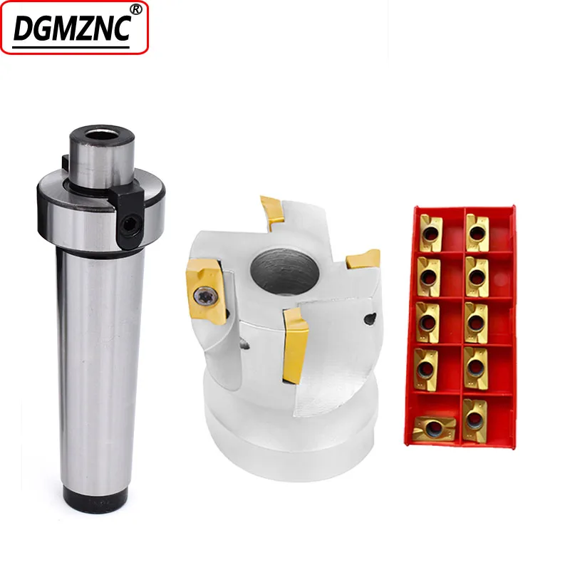 1set Morse Tapper Adapter MT2 MT3 MT4 FMB22 Držiak na koncové mlyny na čeloch +BAP300R +10ks APMT1135 Karbidové vložky pre mletie stroja CNC