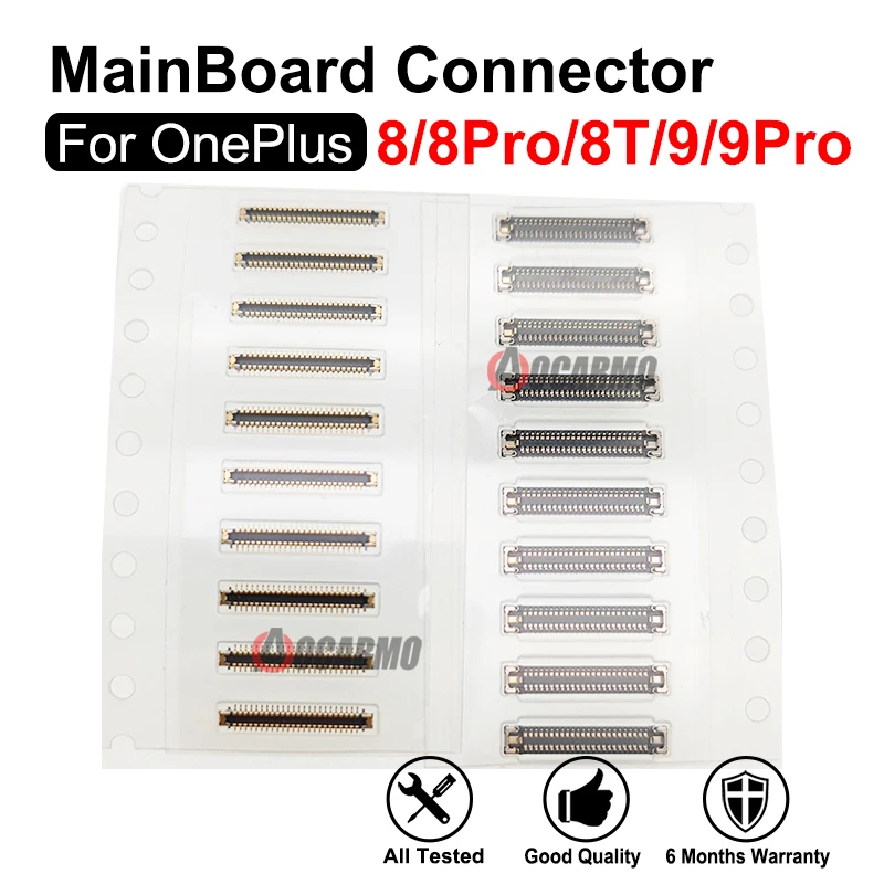 1set pre OnePlus 8 8Pro 8T 9 9R 9Pro 40/48/50 PIN nabíjacích portov Konektor základnej dosky FPC zástrčka Hlavná doska Flex Connector Flex