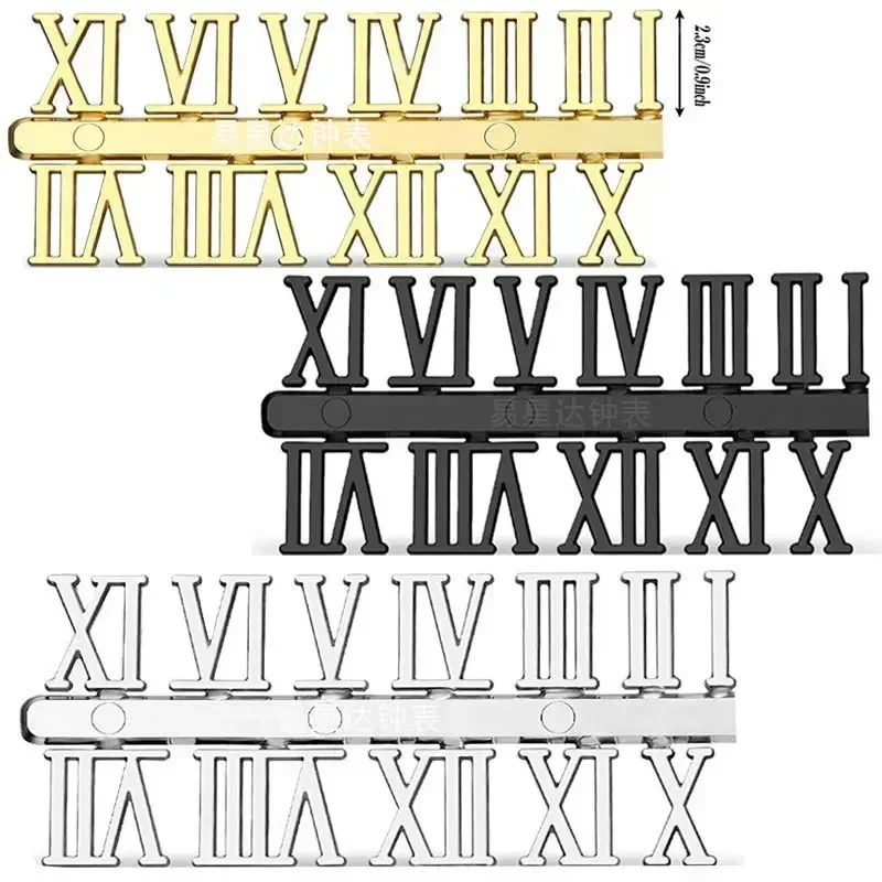 1set Roman Numerals Ručne vyrobený materiál Obnovenie digitálnych opravných nástrojov Hodiny Číslo príslušenstva Arabské číslo Quartzové diely