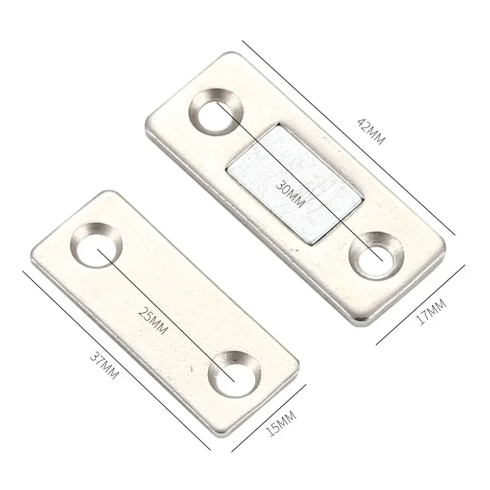 1set skrinky na dvere zámkov s skrutkovacími posuvnými dverami magnet nábytok hardvérový otvor neviditeľný k kabinetu s prísavkou dverí