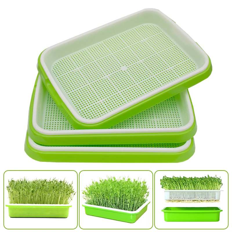 1set Sprout Tray Hydroponic Nursery Hots