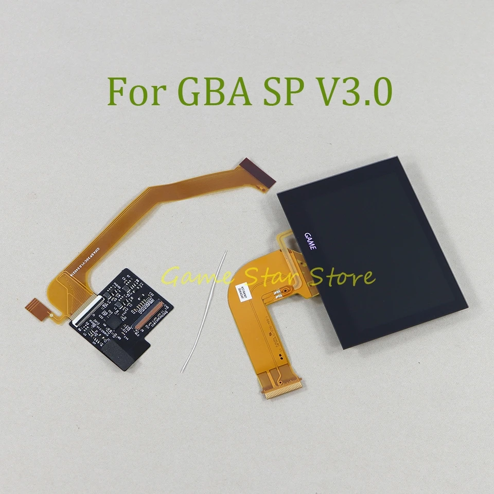 1set výmena za Nintendo GBA SP V3.0 Zvýrazná obrazovka podsvietenia High Brightens LCD Zobrazuje súpravy obrazovky IPS