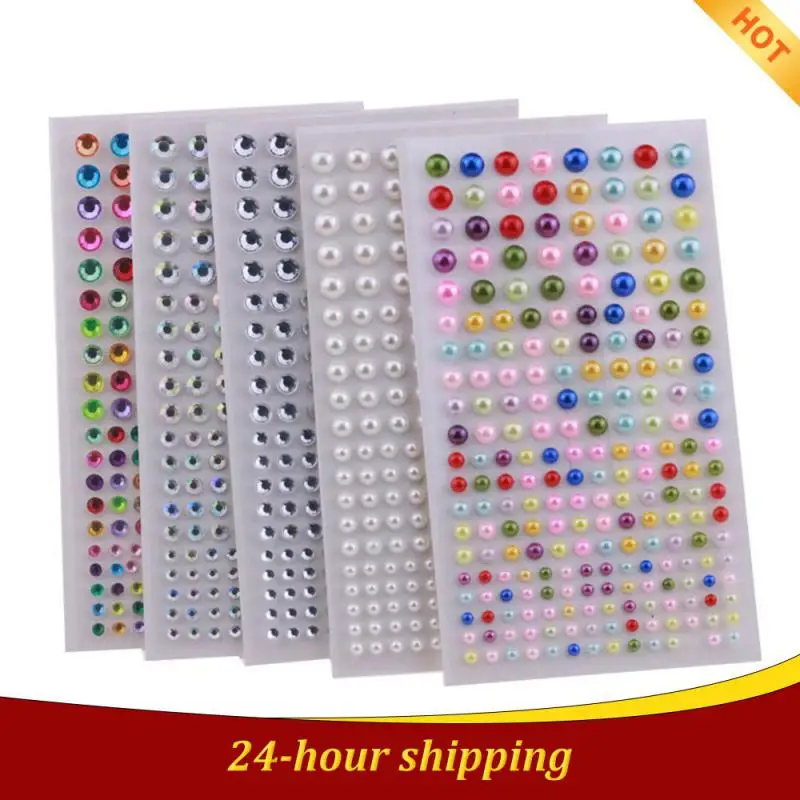 1Sheet 3D Puffy Sticker Ekologické vzdelávacie krištáľové náušnice Self-pasívna detská izba Dekorácie batožiny