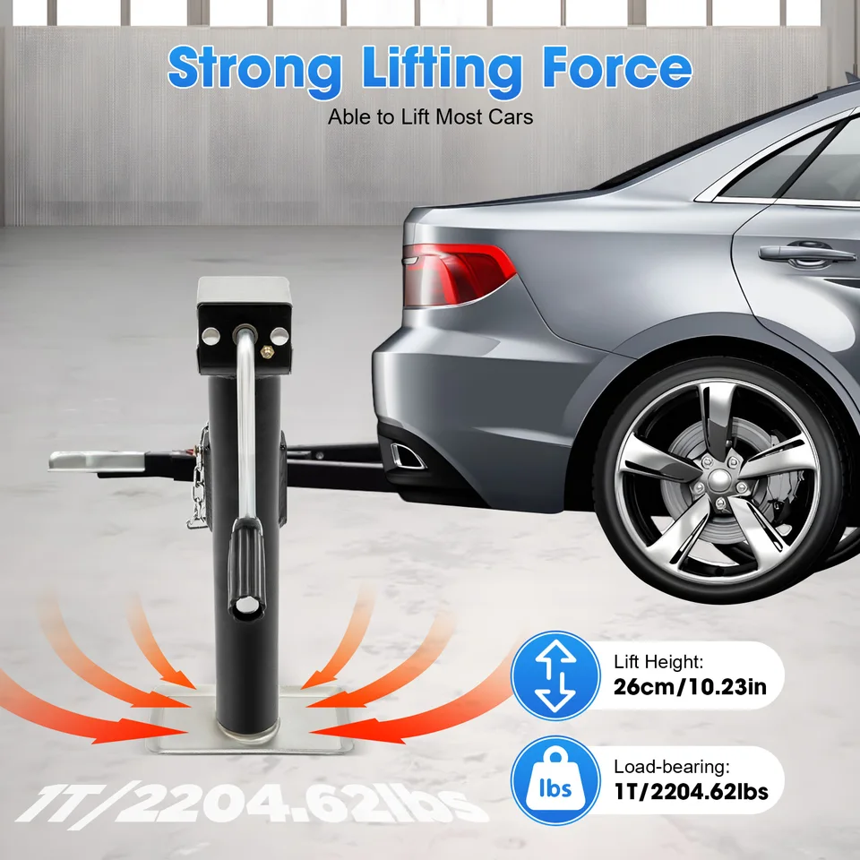 1T/2204lbs Jack Jack príves s prívesom s manuálnym čerpadlom na ručné čerpadlo Automatické opravy Jack Jack Jack Service Service Service Jack nastaviteľný