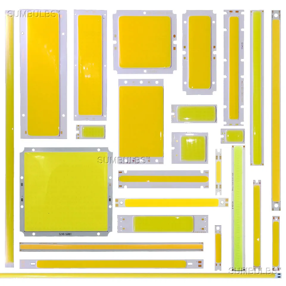 1W-50W COB LED pásová lampa Žiarovka Teplá prírodná čisto biela modrá červená LED matrica lišta LIGHT Svetlo pre domácich majstrov vnútorných vonkajších osvetlenia