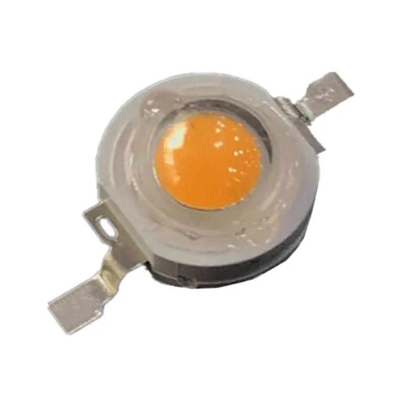 1W LED korálky High-Power Lamp žiarovka Žltá žltá 1800-2000K 70-80LM 30 miliónov sananových čipov bezplatná preprava 100ks