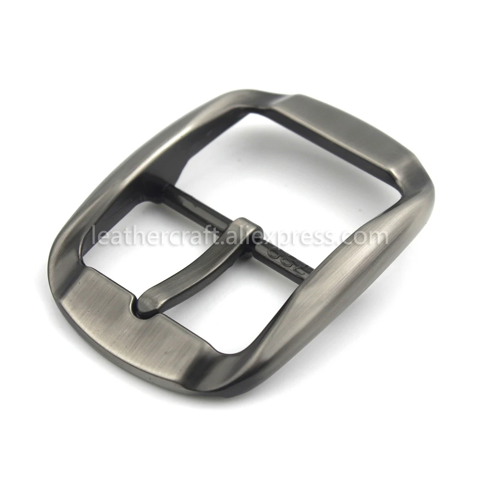 1x 40 mm kovový pásový spona Stredový bar Single Pin pracka Pánska módna pracka pre 37-39 mm opasok kožené remeselné doplnky
