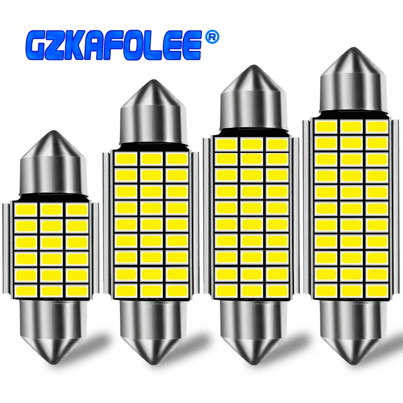 1x C10W C5W LED CANBUS FESTOON 31MM 36 mm 39 mm 42 mm pre autá žiarovky interiérové ​​čítanie Light LISTA LAMP LAMP Biela bezplatná chyba