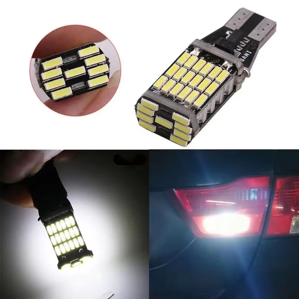1x CANBUS T15 LED žiarovka zálohovanie automobilu Reverzné svetlá pre Hyundai IX35 IX25 Elantra Accent Santa Fe Sonata Tucson Solaris