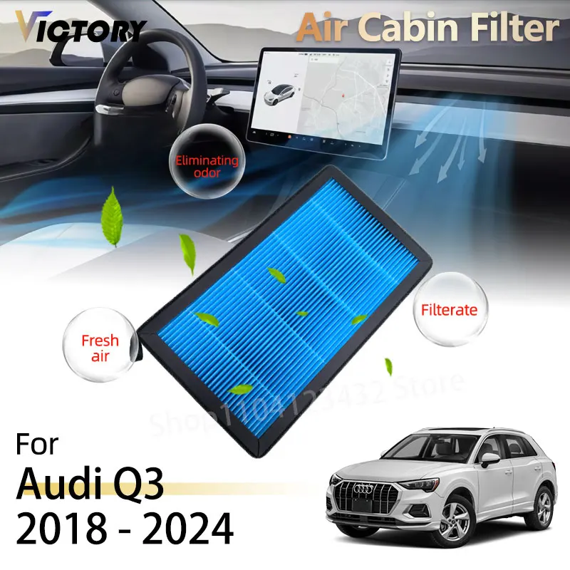 1x HEPA Klimatizačná kabína filter pre Audi Q3 F3 2018 - 2024 2023 2022 2021 2020 2019 Sedadlo Tarraco Auto príslušenstva 5Q0819653