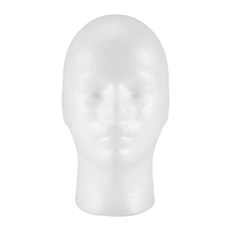 1x Mužská ženská pena Psstofoam Mannequin Manikin Model Model Model parochňu klobúk, #2