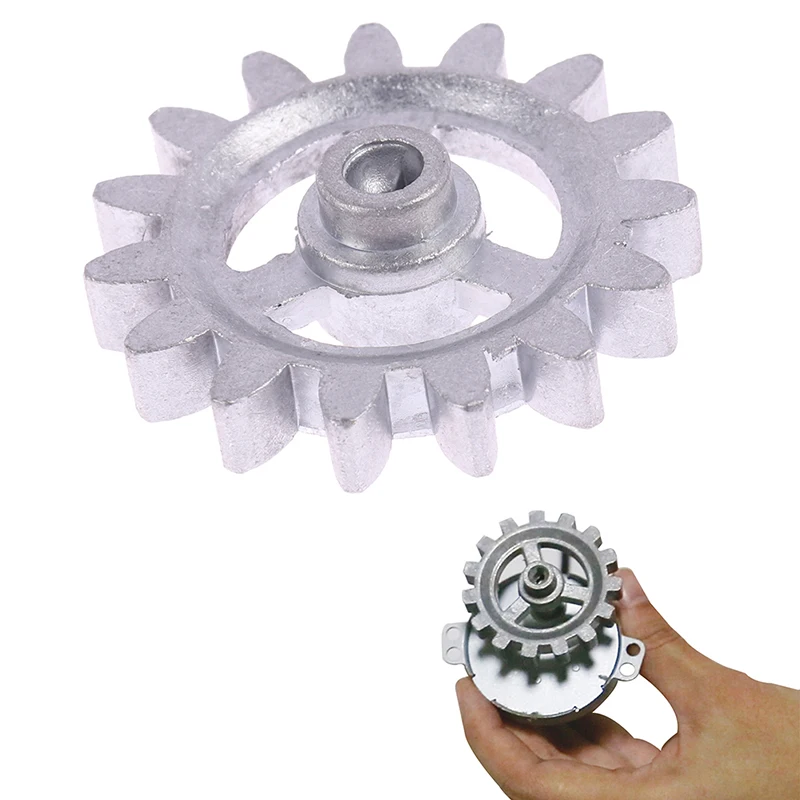 1x odolný DIY diel Automatické otáčanie užitočné mini náhradné teplo odolné voči teplu hliníkového grilu Grame Gear Gear Hardware Easy Instal