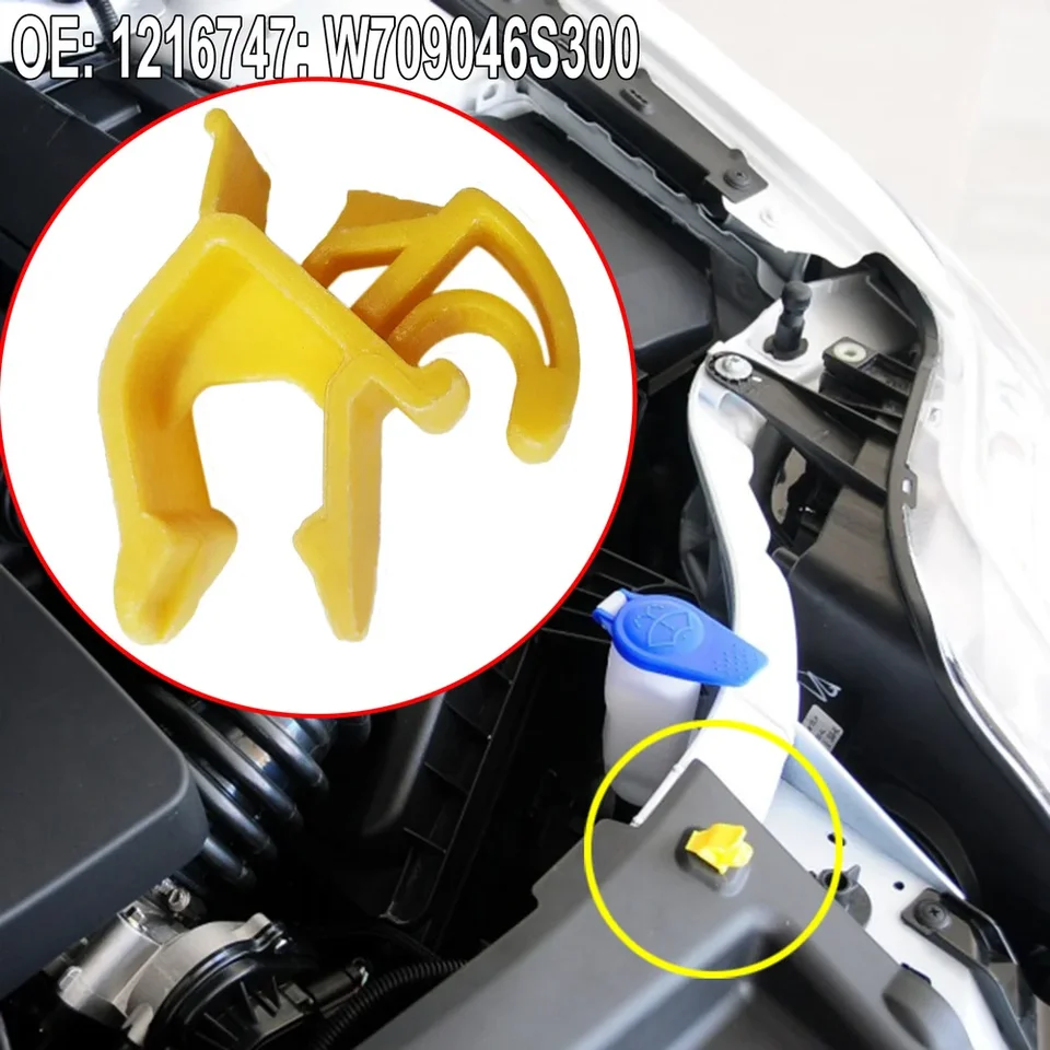 1x Trvacia kapucňa kapucňa 1x Držiteľ upevňovacieho vozidla W709046S300 pre Ford Mondeo Ranger Transit Fiesta Sierra Escort