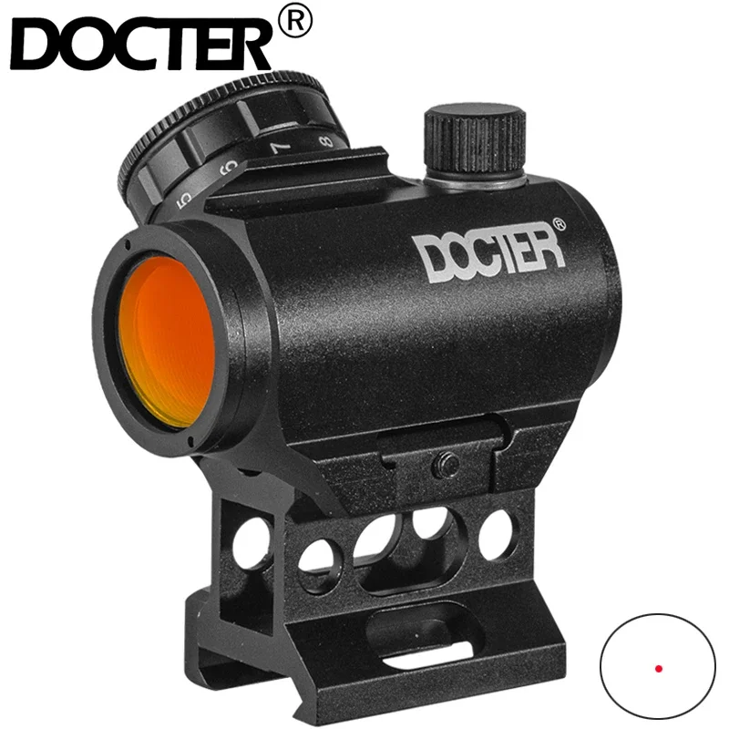 1x25 Kompaktný rozsah červenej bodky Red Dot Pohľad 2 Moa Reflex Sight Mini Rifle Scope s držiakom 1 palca stúpa