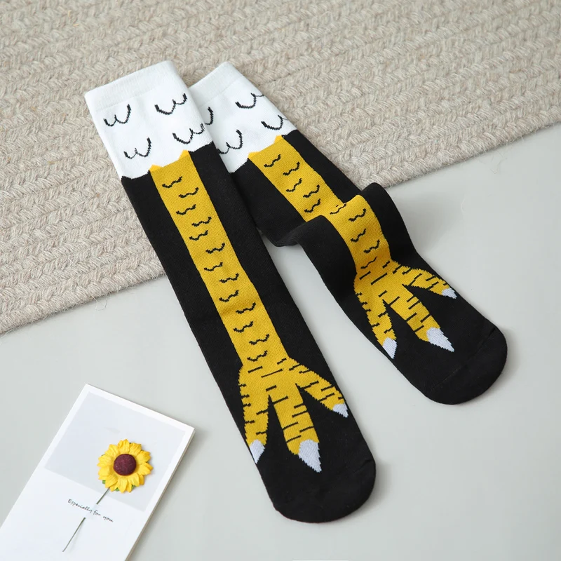 2-13 roky unisex deti vtipné ponožky roztomilé kuracie nohy mäkké elastické neplatné ponožky pre dojčenské dievčatá a chlapci Halloween Cosplay ponožky
