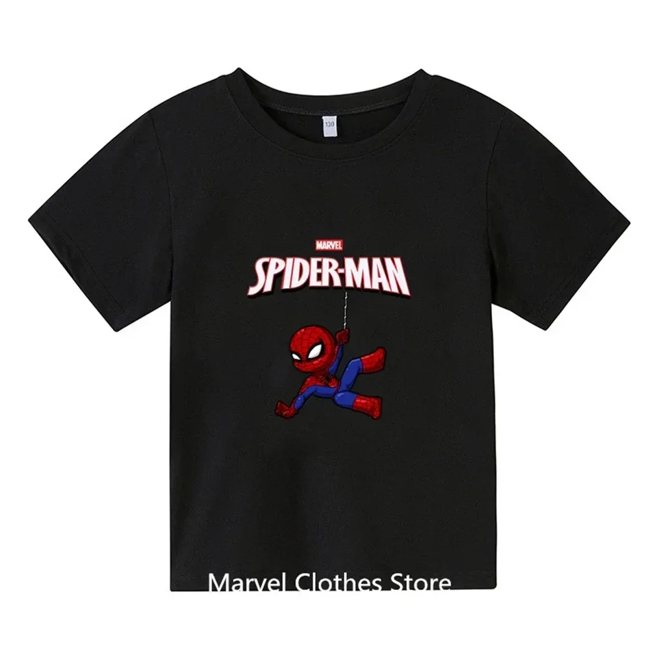 2 3 4 5 6 7 8 8 rokov chlapci Spiderman Tshirt Detské oblečenie chlapci Dievčatá Dievčatá oblečenie chlapcov Detské tričko módne vrcholy