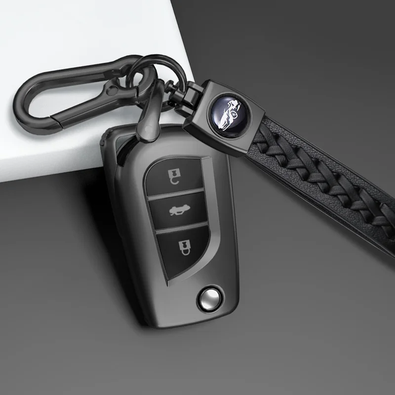 2/3/4 Tlačidlá Kľúčový obal na kľúče od auta pre Toyota Auris Corolla Avensis Verso Yaris Aygo Scion TC IM Camry Rav4 Forturner Hilux