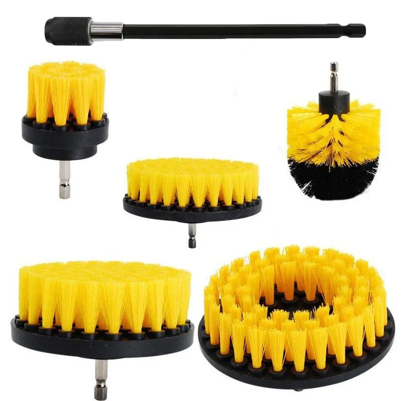 2/3,5/4/5 '' 'Elektrická kefka Vŕtačka kefka Plastové kefové kefy Nástroj pre pneumatiky pre koberce Nylonové kefy
