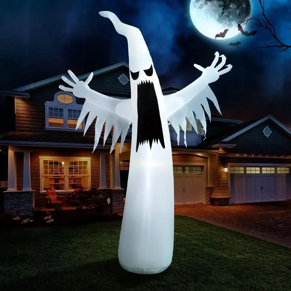2,3M LED farby meniaca sa nafukovanie duchov nafukovanie dekorácie teroristické ornament COURTYARD záhrada vonkajšia halloween sviatočná večierok dekora