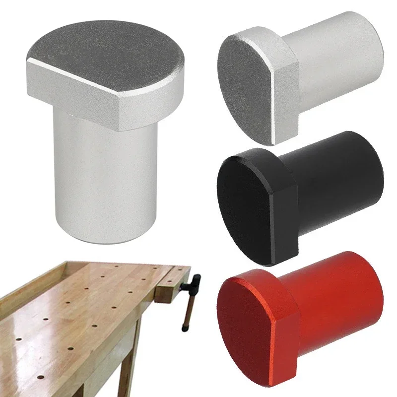 2/4/5ks Woodworking Table Table Table Block Block Block Zliatina zliatiny kolíkovej brzdy zastávky Workbench Stopper Workshop Nástroje Carpentry 19/20 mm