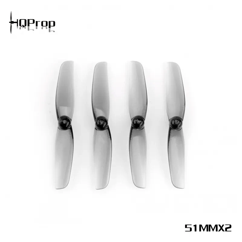 2/4/8 páry HQPROP 51MMX2 51 mm 2-Blade vrtuľa 1,5 mm pre RC FPV freestyle 2inch špáradlo mikro roboti DIY diely