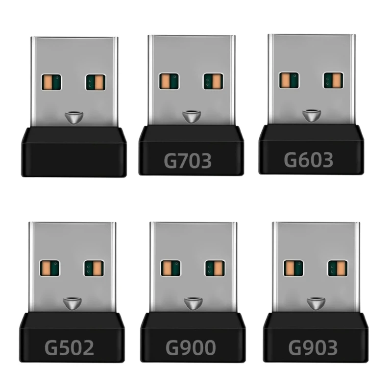 2,4 GHz Myš prijímač pre G304 G900 G502 G903 G703 G603 Wireless Mouse ľahko použiteľné upgrady nastavenia myši kvapka