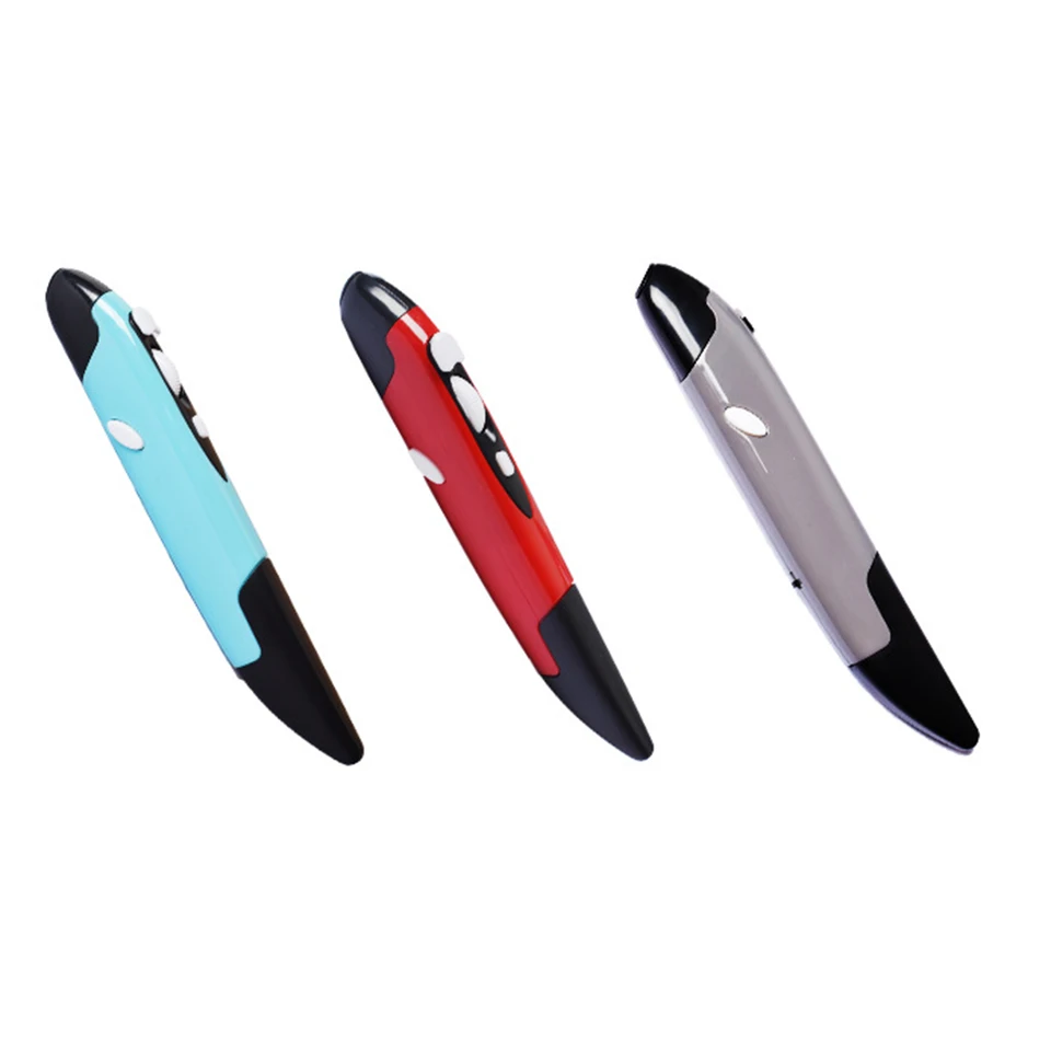 2,4 GHz Wireless Optical Optical Pen Osobnosť Vertikálne pero v tvare pero stylus myš 800/1200/1600 DPI pre notebookové myši s laptopom PC Tablet