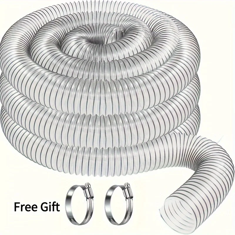 2 '' -4 '' OD 1Meter Clear PVC Collection Hades Hades na použitie s kolektormi prachu s portami. Ideálne pre vysávače v obchode
