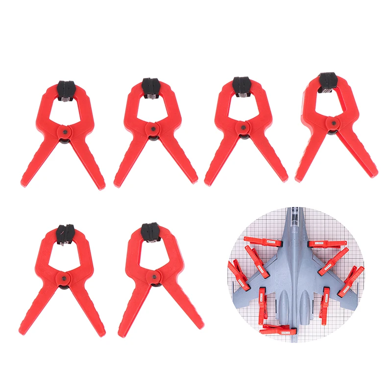 2/4 PCS Model Plemss Auxiliary Clips so silikónovým protišmykom na pružinové svorky modelu remeselnícky nástroj