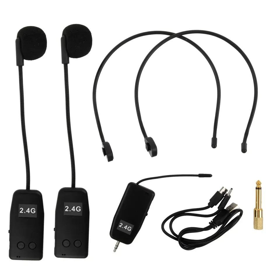 2,4G Wireless Microfone Megafone Headset Radio Mic For Teach Loudspeaker pre výučbu prednáškových prehliadok Propagácia