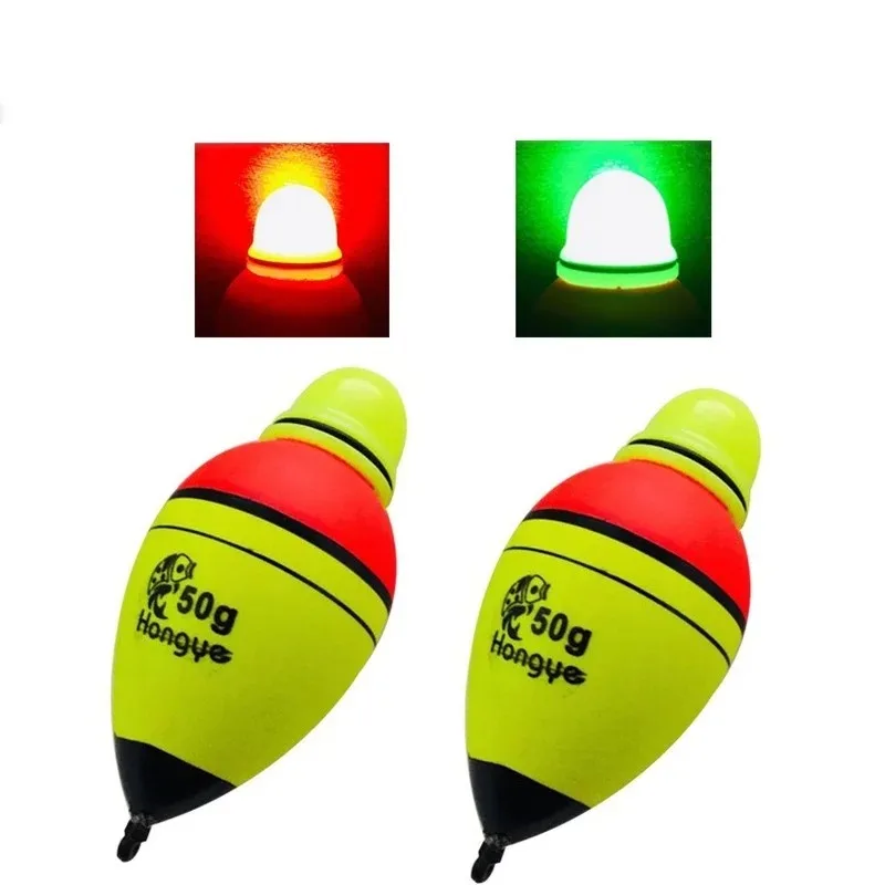 2/4ks 30/40/50/60/10/70/80 g/100g Eva Luminous Rybolov nočná nočná plaváka Svetelná palica Plastová bobberová morská skala Rybolová štrajk